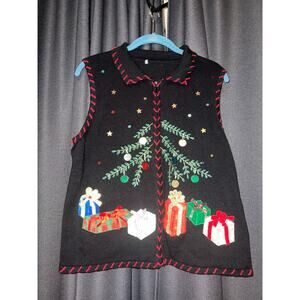 Ugly Christmas Sweater Xmas Size Small Vest